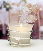 butterfly design candleholders place card holders