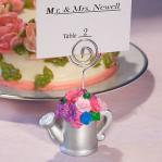 watering can design place card holder favor